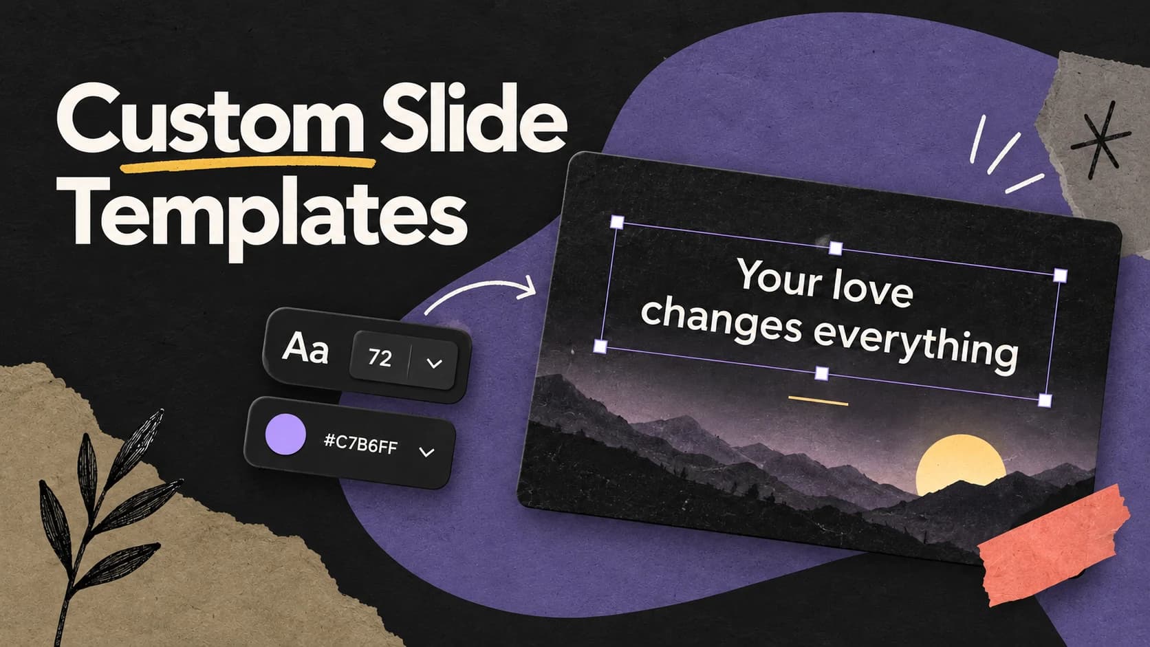 Slide templates in LlamaPresenter