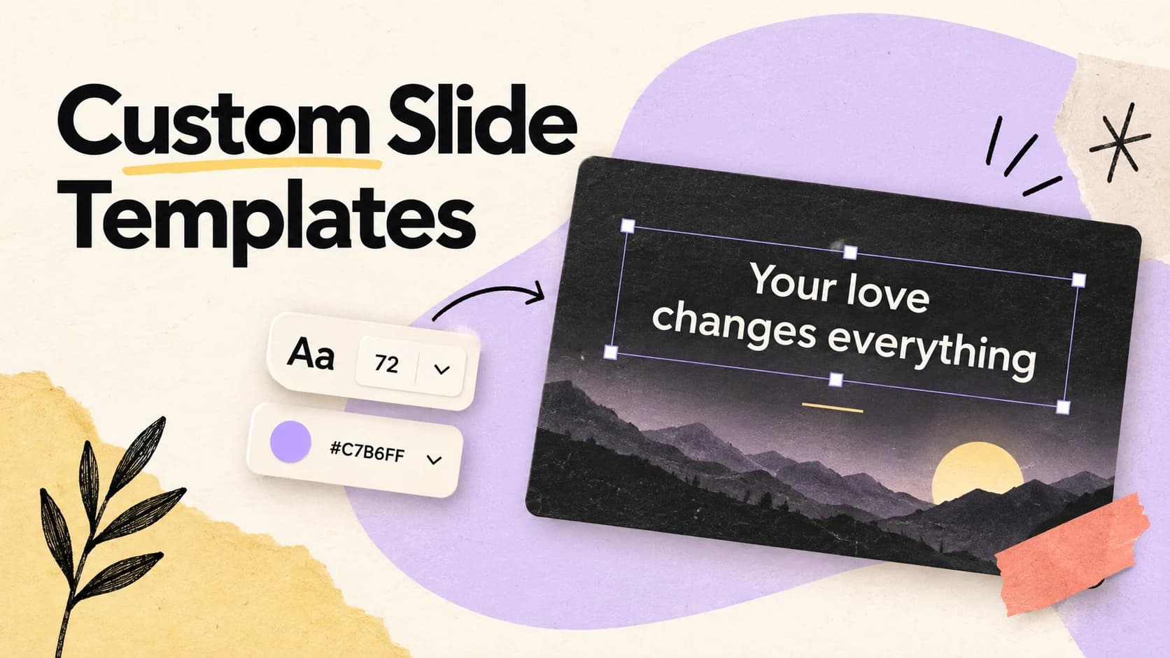Custom Slide Templates — LlamaPresenter guide